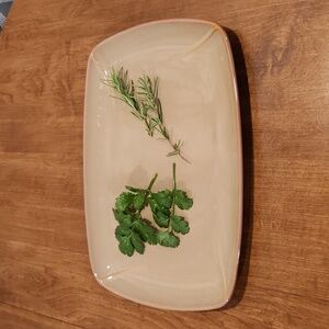 The Cellar Tan Serving Platter Lightly Used